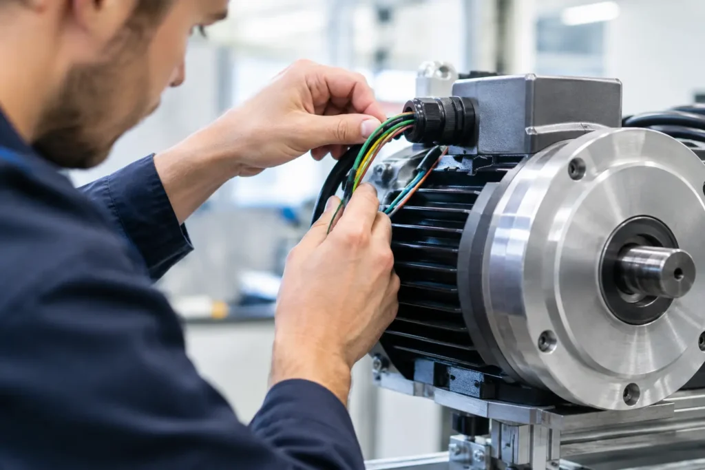 Errori cablaggio encoder e fermo macchina